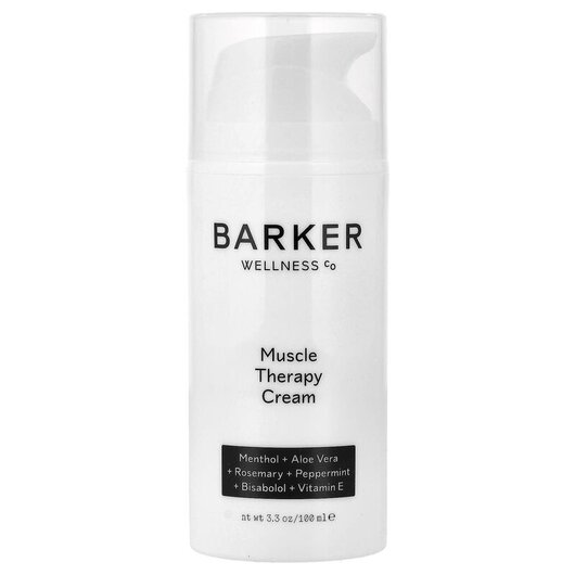 Основное фото товара Barker Wellness Co, Крем, Muscle Therapy Cream, 100 мл