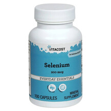 Selenium SeLECT 200 mcg Селен Vitacost 100 капсул