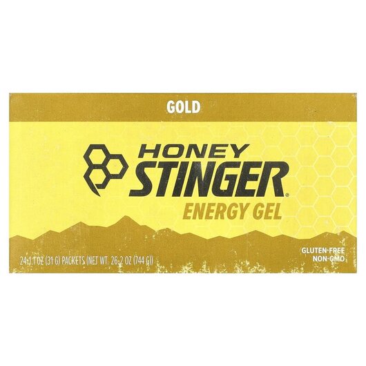 Основное фото товара HoneyStinger, Энергетический напиток, Energy Gel Gold, 24 шт