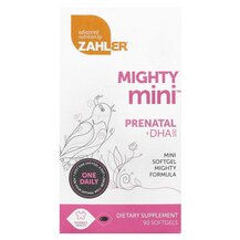 Mighty Mini Prenatal + DHA Витамины для беременных Zahler