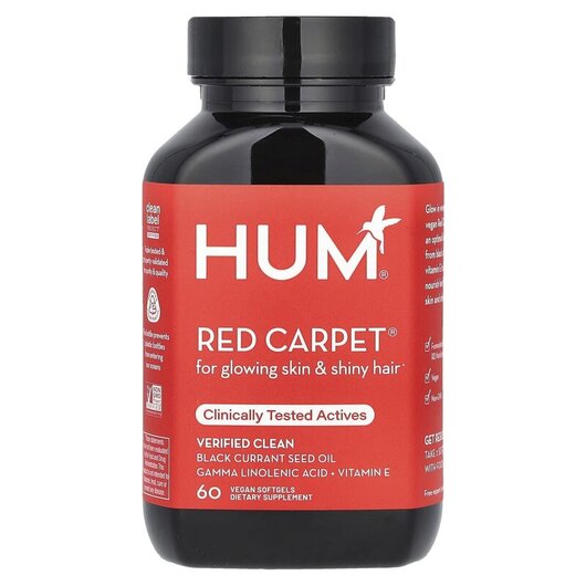 Основное фото товара HUM Nutrition, Кожа ногти волосы, Red Carpet, 60 капсул