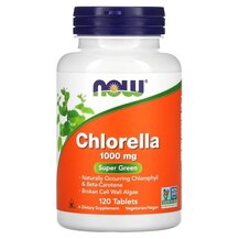 Хлорела 1000 мг Chlorella 1000 mg NOW Foods 120 таблеток Хлорела 1000 мг Chlorella 1000 mg NOW Foods 120 таблеток
