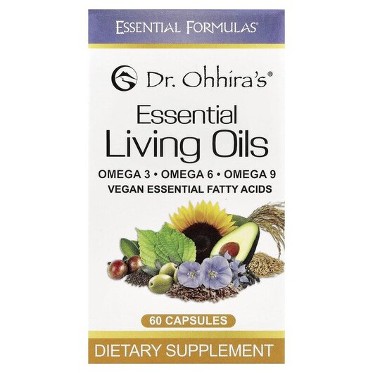 Основное фото товара Dr. Ohhira's, Рыбий жир и Омега, Essential Living Oils, 60 к