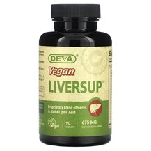Vegan Liversup 675 mg Поддержка печени Deva 90 таблеток