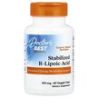 Фото товару Doctor's Best, R-Lipoic Acid + Na-RALA, R-ліпоєва 100 мг, 60