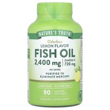 Odorless Fish Oil Natural Lemon 2400 mg Омега 3 Nature's Odorless Fish Oil Natural Lemon 2400 mg Омега 3 Nature's