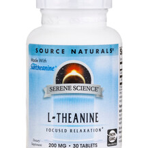 L-Theanine L-Теанин Source Naturals 30 таблеток