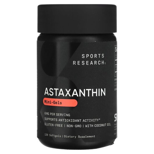 Основное фото товара Astaxanthin with Coconut Oil6 mg Основное фото товара Астаксантин, Astaxanthin with Coconut Oil6 mg, 120 капсул