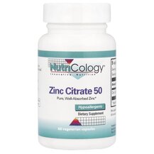 Цитрат Цинку 50 мг Zinc Citrate 50 mg Nutricology Цитрат Цинку 50 мг Zinc Citrate 50 mg Nutricology