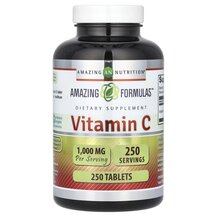 Вітамін C Vitamin C 1000 mg Amazing Nutrition 250 таблеток Вітамін C Vitamin C 1000 mg Amazing Nutrition 250 таблеток