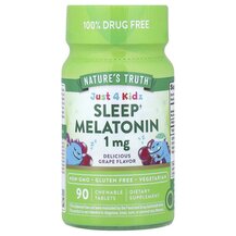 Just 4 Kidz Sleep Melatonin Delicious Grape 1 mg Мелатонин Just 4 Kidz Sleep Melatonin Delicious Grape 1 mg Мелатонин