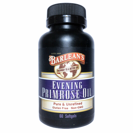 Основное фото товара Barlean's, Масло примулы вечерней, Evening Primrose Oil, 60 