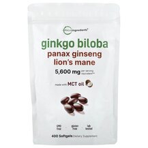 Ginkgo Biloba Panax Ginseng Lion's Mane Гинкго Билоба Ginkgo Biloba Panax Ginseng Lion's Mane Гинкго Билоба