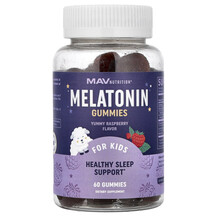 Melatonin Gummies For Kids Yummy Raspberry Мелатонин MAV