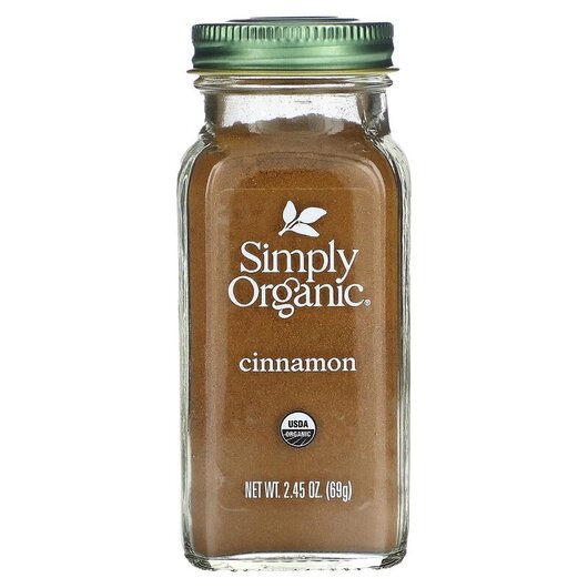 Основне фото товару Simply Organic, Vietnamese Cinnamon, Спеції, 69 г
