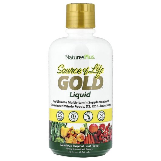 Основное фото товара Source of Life Gold Liquid Tropical Fruit, Витамины для детей, 88