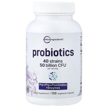 Пробіотики Probiotics Micro Ingredients 120 капсул Пробіотики Probiotics Micro Ingredients 120 капсул