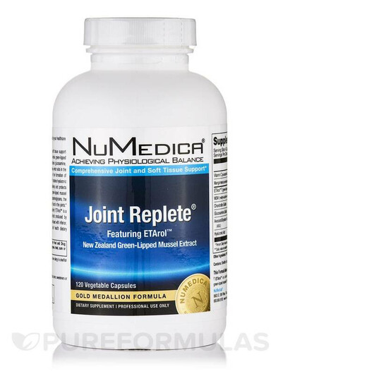 Основное фото товара Joint Replete Основное фото товара NuMedica, Поддержка суставов, Joint Replete, 120 капсул