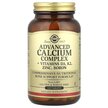 Фото товара Advanced Calcium Complex D3 K2 Zinc Boron Фото товара Solgar, Кальций, Calcium Complex, 120 таблеток