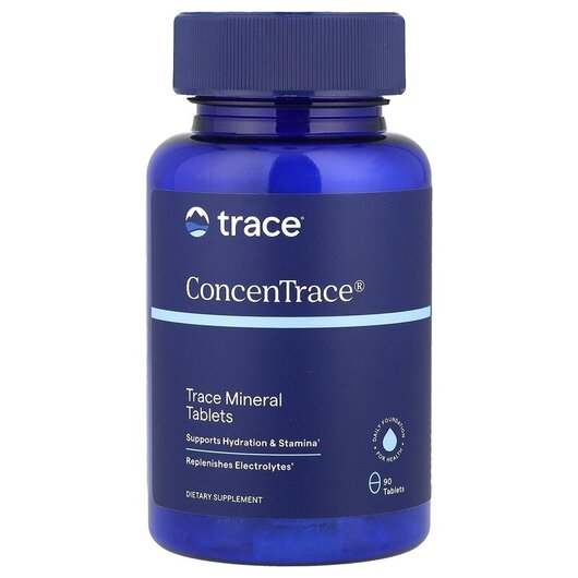 Основное фото товара Минеральные добавки, ConcenTrace Trace Mineral Tablets, 90 таблет