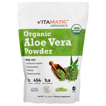 Алое вера Organic Aloe Vera Powder Vitamatic 454 г
