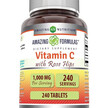 Фото товару Amazing Formulas Vitamin C with Rose Hips Фото товару Amazing Formulas Vitamin C with Rose Hips, Вітамін C, 240 таблето