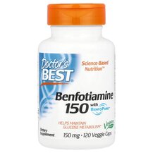 Benfotiamine 150 with BenfoPure Бенфотиамин Doctor's Best
