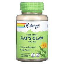 Cat's Claw 500 mg Кошачий коготь 500 мг Solaray 100 капсул Cat's Claw 500 mg Кошачий коготь 500 мг Solaray 100 капсул