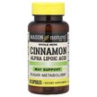 Фото товара Альфа-липоевая кислота, Cinnamon Alpha Lipoic Acid 60, 60 капсул