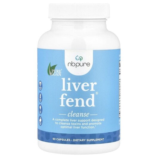 Основне фото товару NB Pure, Liver Fend Cleanse, Підтримка печінки, 90 капсул