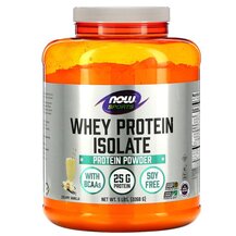 Протеїн Sports Whey Protein Isolate Creamy Vanilla . NOW Протеїн Sports Whey Protein Isolate Creamy Vanilla . NOW