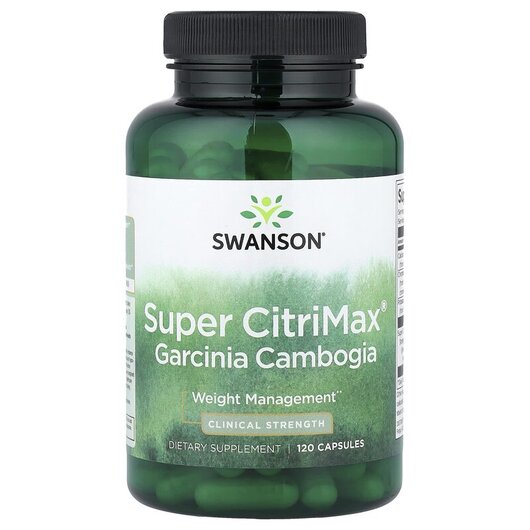 Основне фото товару Super CitriMax Garcinia Cambogia Основне фото товару Super CitriMax Garcinia Cambogia, Гарцинія камбоджійська, 120 кап