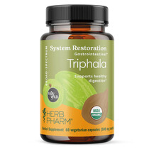 Трифала Organic Triphala Herb Pharm 60 капсул