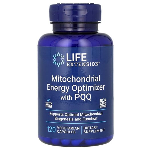 Основне фото товару Mitochondrial Energy Optimizer with PQQ Основне фото товару Mitochondrial Energy Optimizer + PQQ, Клітинне здоров'я, 120