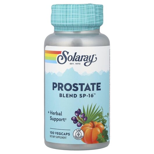 Основное фото товара Prostate Blend SP-16 Основное фото товара Solaray, Поддержка простаты, Prostate Blend SP-16, 100 капсул