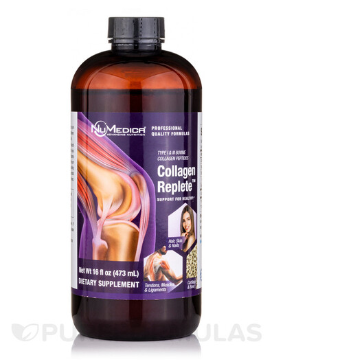 Основне фото товару Collagen Replete Основне фото товару NuMedica, Collagen Replete, Колаген, 473 мл