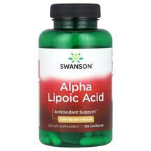 Alpha Lipoic Acid 300 mg Альфа-липоевая кислота Swanson Alpha Lipoic Acid 300 mg Альфа-липоевая кислота Swanson