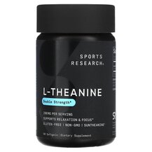 L-Теанін L-theanine 200 mg Sports Research 60 капсул L-Теанін L-theanine 200 mg Sports Research 60 капсул