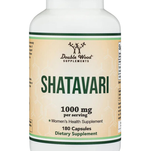 Основное фото товара Shatavari Основное фото товара Double Wood Supplements, Шатавари, Shatavari, 180 капсул