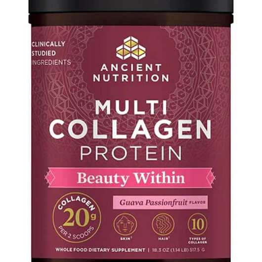 Основне фото товару Multi Collagen Protein - Beauty Within Powder Guava Passionfruit Flavor Основне фото товару Multi Collagen Protein - Beauty Within Powder Guava Passionfruit,