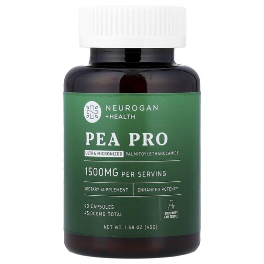 Основне фото товару Neurogan Health, Pea Pro, ПЕА, 90 капсул