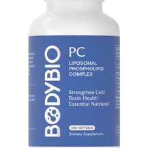 Фосфатидилхолін PC Phosphatidylcholine BodyBio 300 капсул