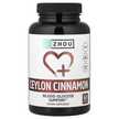 Фото товару Zhou Nutrition, Ceylon Cinnamon, Екстракт кориці, 60 капсул