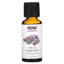 Pure Essential Oil Lavender Эфирное масло NOW Foods 30 мл
