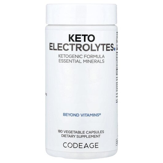 Основное фото товара Keto Electrolytes Ketogenic Formula Основное фото товара CodeAge, Электролиты, Keto Electrolytes Ketogenic Formula, 180 ка