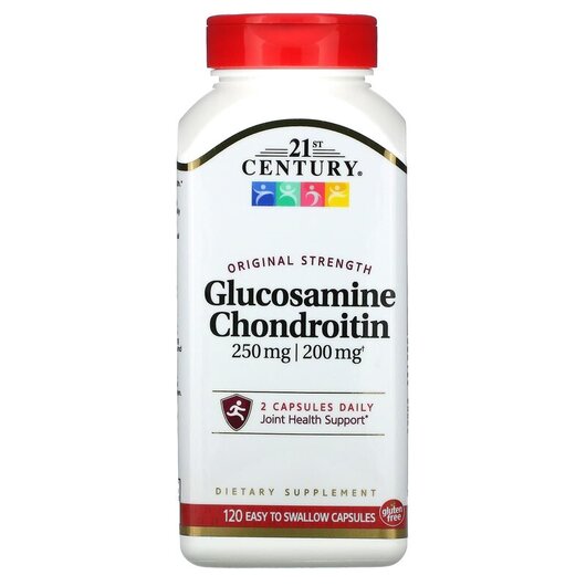 Основное фото товара Glucosamine Chondroitin 250 / 200 mg, Глюкозамин Хондроитин, 120 