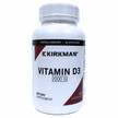 Фото товара Vitamin D-3 2000 IU Hypoallergenic Фото товара Kirkman, Витамин D3, Vitamin D-3 2000 IU Hypoallergenic, 120 капс