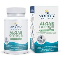 Algae Omega Омега из водорослей Nordic Naturals 60 капсул