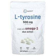 L-Тирозин L-Tyrosine Micro Ingredients 360 капсул