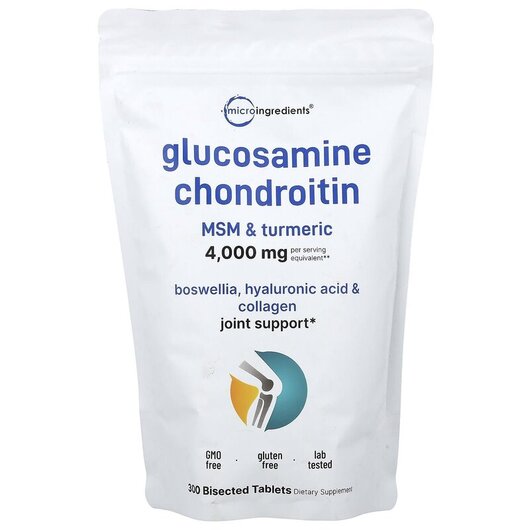 Основне фото товару Glucosamine Chondroitin MSM & Turmeric Основне фото товару Glucosamine Chondroitin MSM & Turmeric, Глюкозамін Хондроітин
